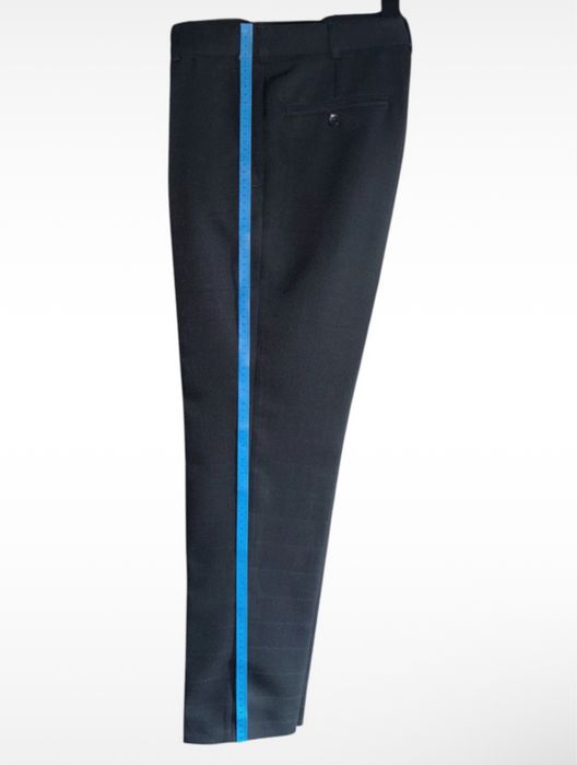 Pantaloni de costum gri inchis