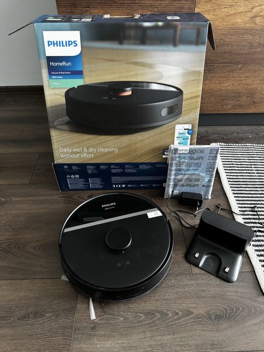 Прахосмукачка робот Philips HomeRun XU3000 AQUA