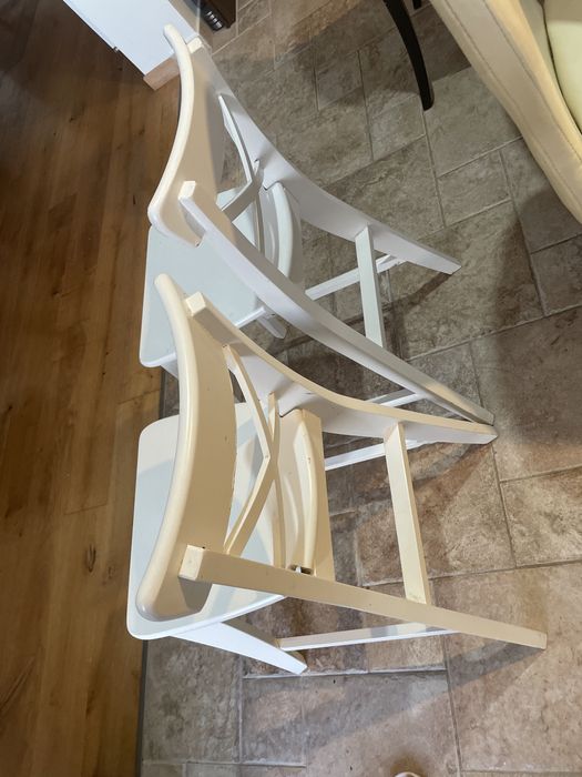 Scaun ikea Ingolf pentru copii alb