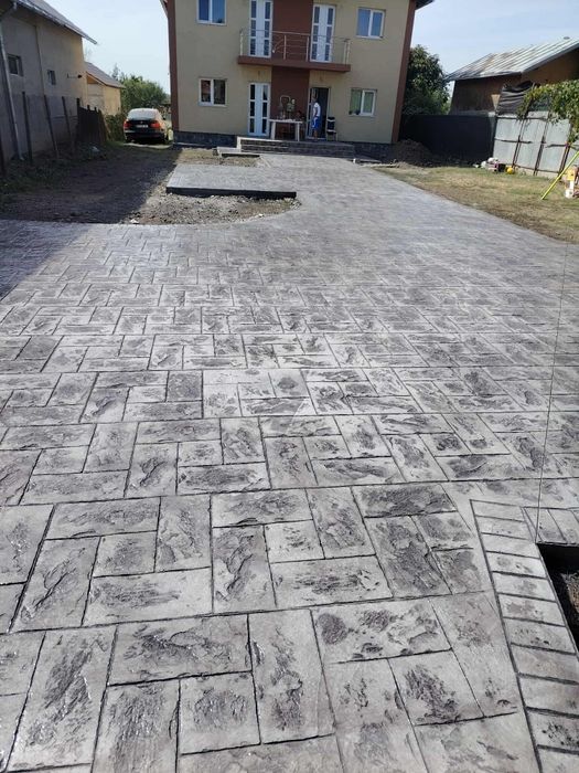 #Pavaj din beton amprentat #