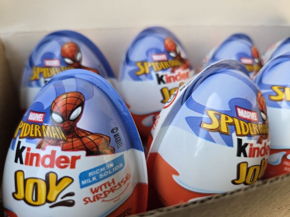 Kinder joy spider man человек паук