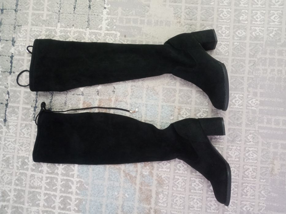 Продам демисезонный сапоги замша