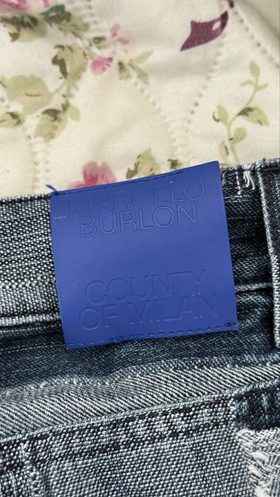 Marcelo Burlon Patchwork дънки ОРИГИНАЛНИ