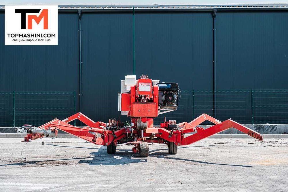 Телескопична вишка ремарке Teupen GT17H