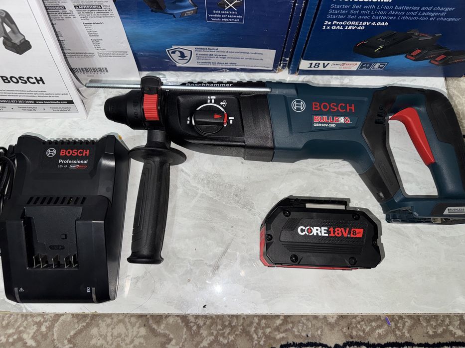 Перфоратор Bosch GBH18V-26DN Professional–Аккумуляторный, SDS-plus 8Ah