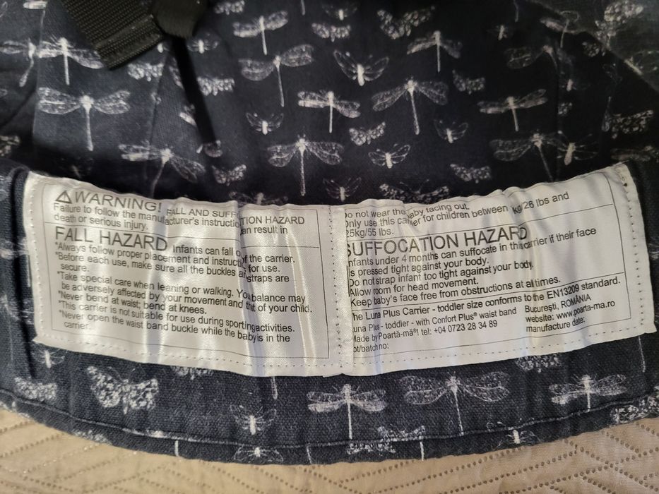 Sistem de purtare ( marsupiu) Poarta-ma, pentru 12-25 de kg.