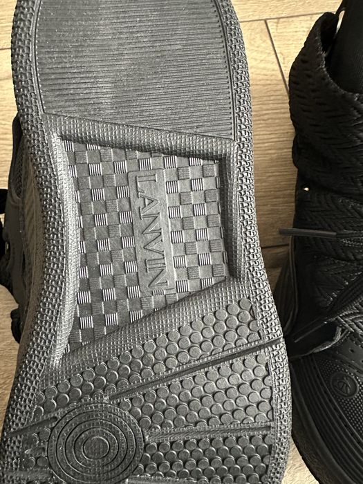 Lanvin curb sneakers black 38