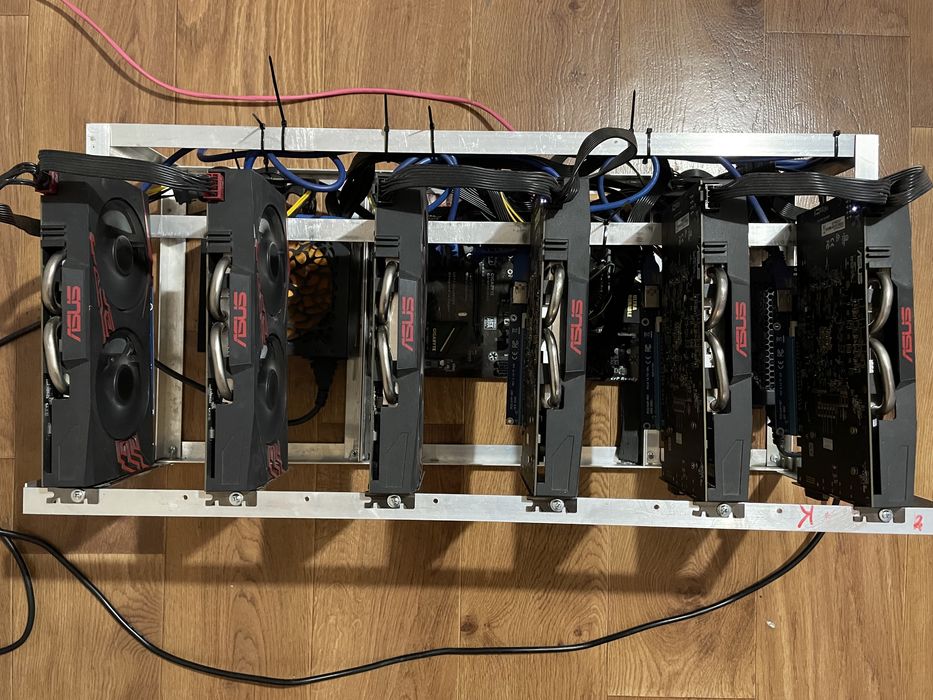 Mining rig ASUS RX570 4gb crypto / майнинг риг / копачка /