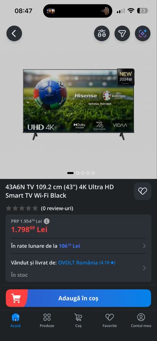 Smart Tv Hisense 4k UHD HDR