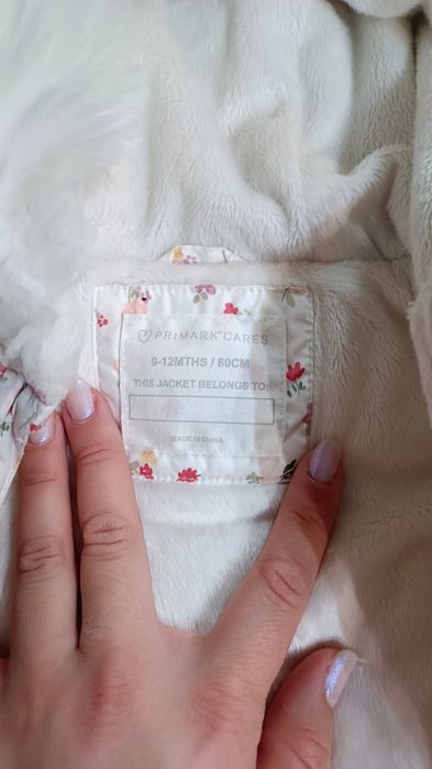 Топъл космонавт за момиче 9-12 м