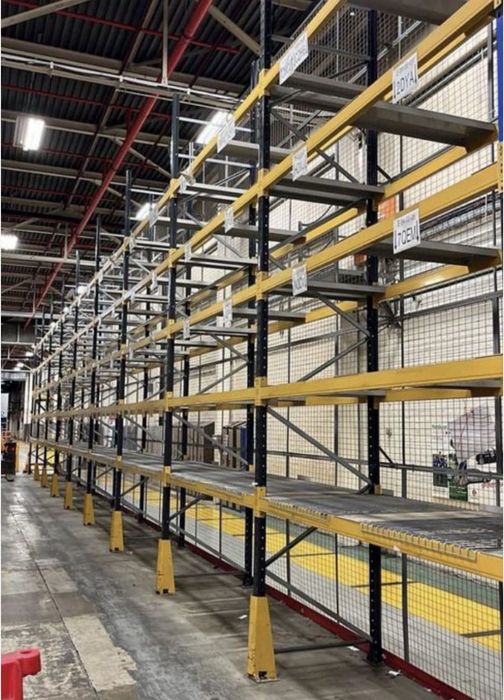 Rafturi metalice depozitare marfat manuala 257x965