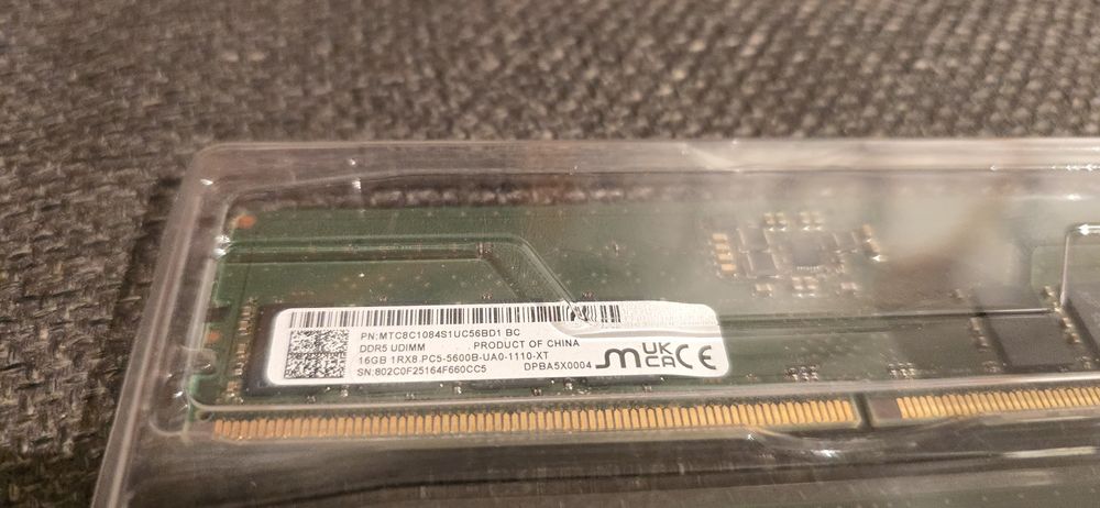 RAM Kit Micron 32GB DDR5 5600 Noi Garantie