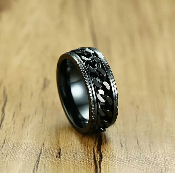 Мужское кольцо "Спиннер"