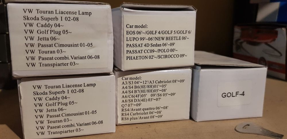 Lampa Lampi led numar dedicate audi vw Volkswagen Skoda