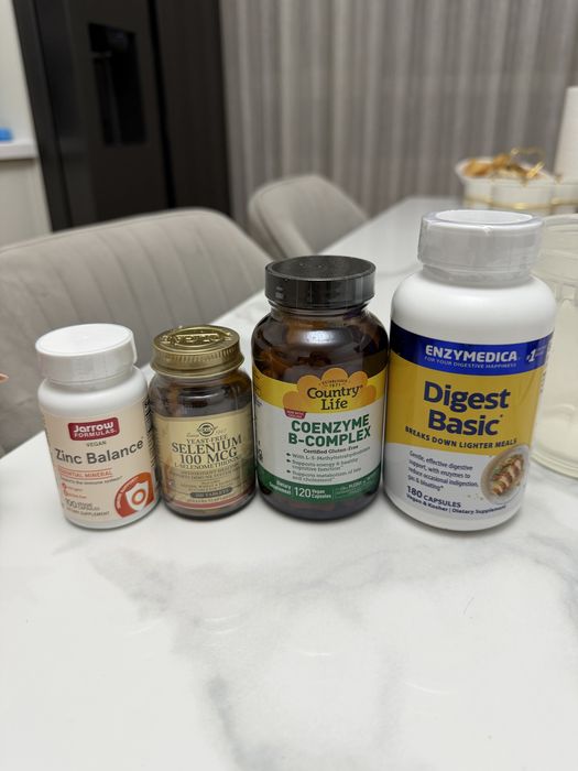 Zinc Balance, Selenium 100 mcg, Coenzyme B-Complex, Digest Basic