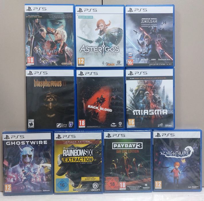 Продам/Обмен Игры/Диски пс4 ps4 пс5 ps5