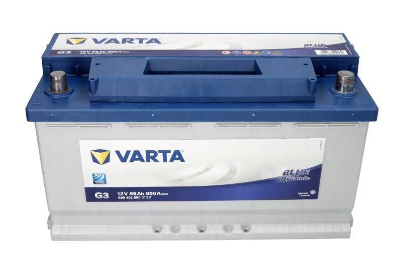 Акумулатор,Стартов,VARTA 12V,95Ah,800A,R+