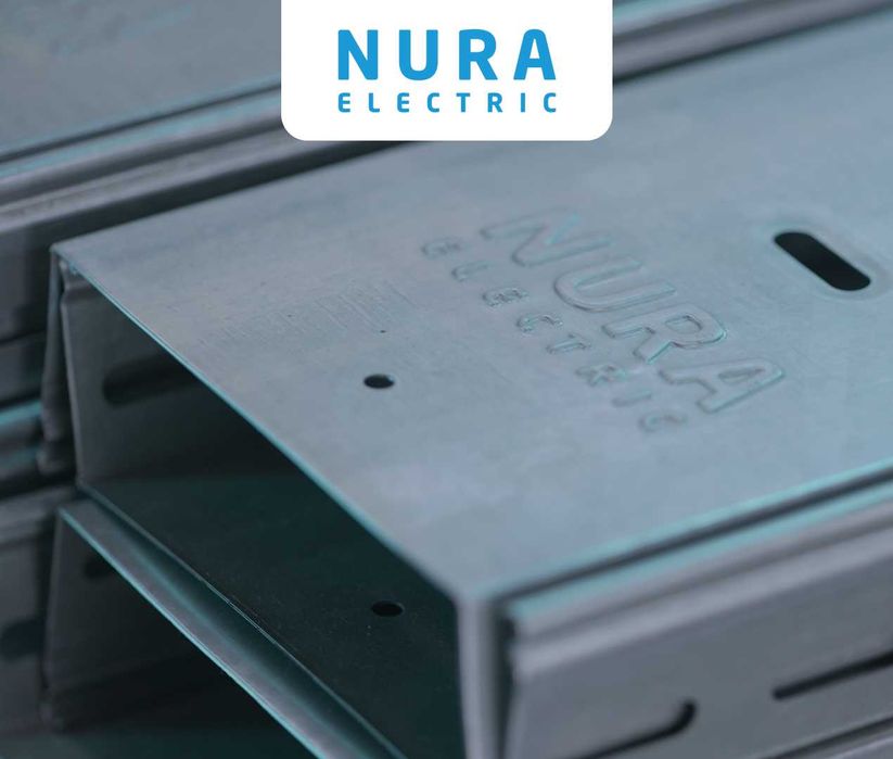 Лоток перфорированный, оцинкованный, Nura Electric