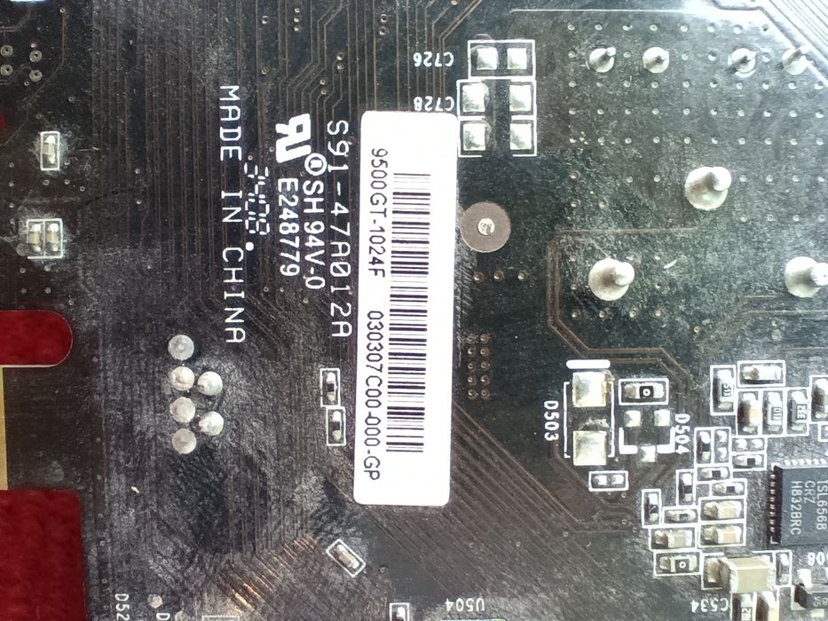Видеокарта geforce 9500