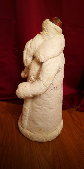 Дед Мороз.Папьемаше. 47см.