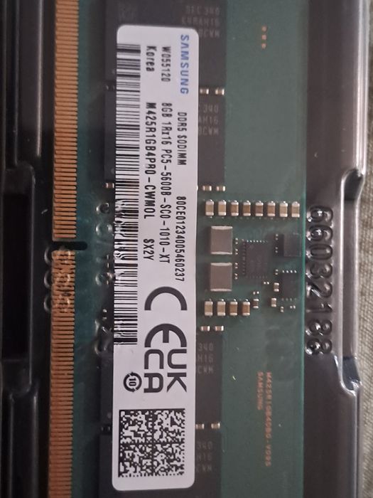 Tezkor 8gb ddr5 ram 5600mhz