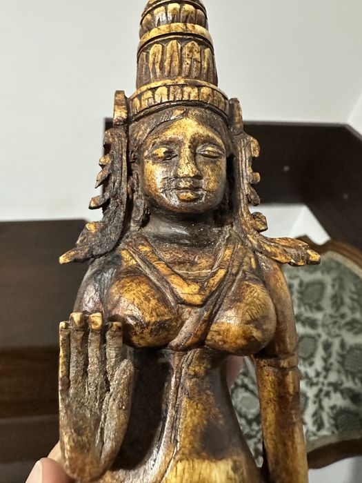 Statueta din os vintage