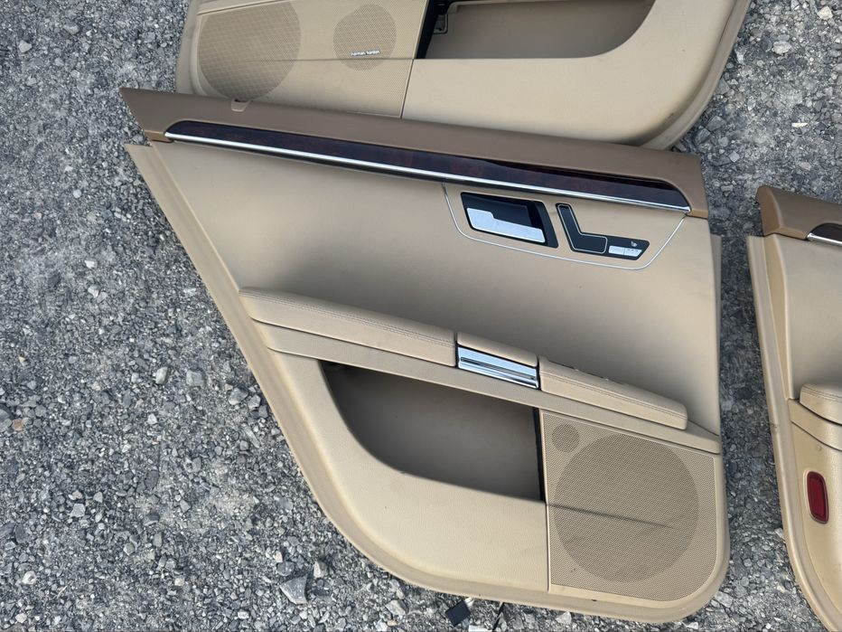 Бежови кори за Mercedes W221 Long
