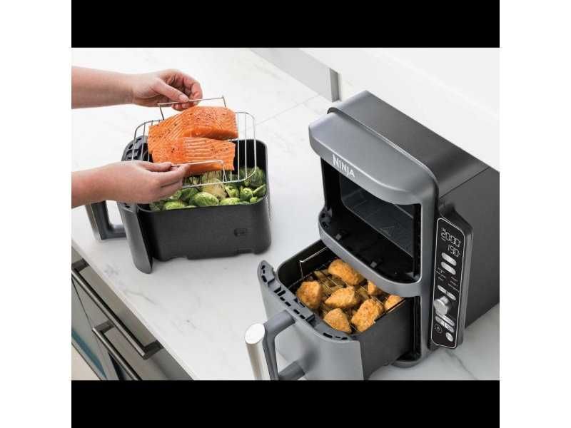 Еър Фрайър с Две Зони и 6 Функции за Готвене Ninja SL400EUCP, 9.5L