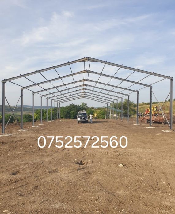 Structuri metalice demontabile 8x25x4