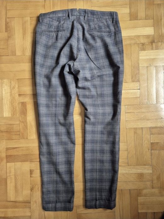 Pantaloni groși lux Siviglia White, Bumbac și Lână - Bărbați W32 / M