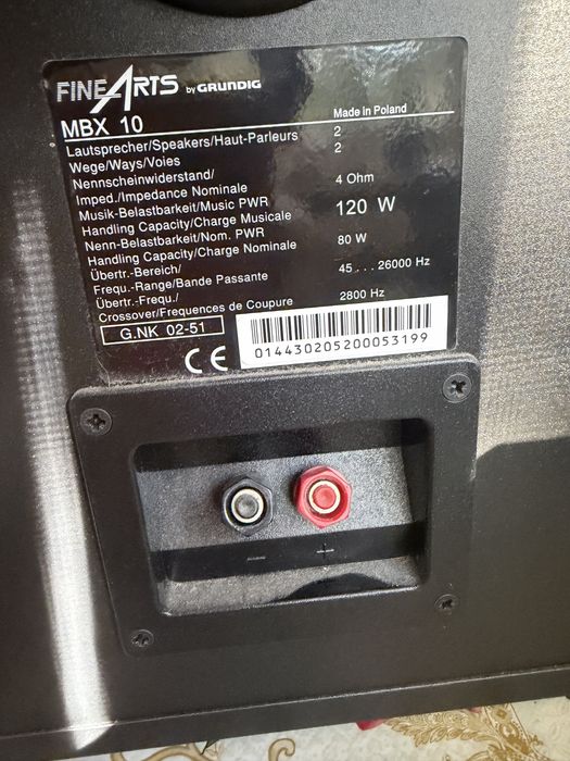 Boxe Grundig FineArts MBX10 Black