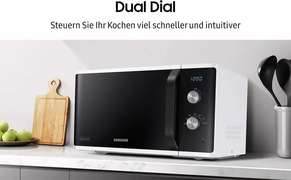 Cuptor cu microunde, Samsung MS23K3614AW, 23L, 800W, alb MX