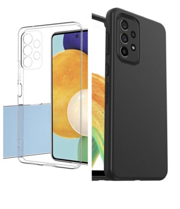 Husa Silicon Camera Full +Folie Sticla Samsung A13/A52/A53/A54/A55/A56