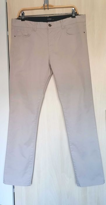 Pantaloni blugi barbati LC Waikiki mar 33/33 slim fit crem impecabili
