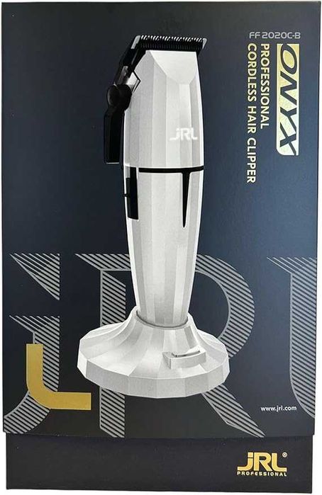 Контурна машинка за подстригване JRL Ghost White, Cool Blade, акумулаторна