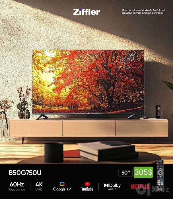 Телевизор Ziffler  55  Телевизор со склада