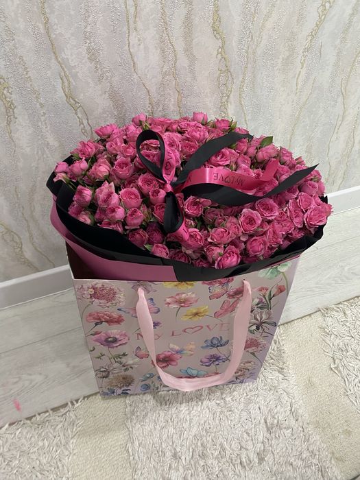 кустовые розы, цветы