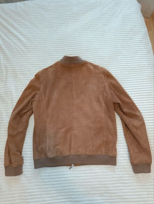 Geaca bomber Hugo Boss Alfondo Suede