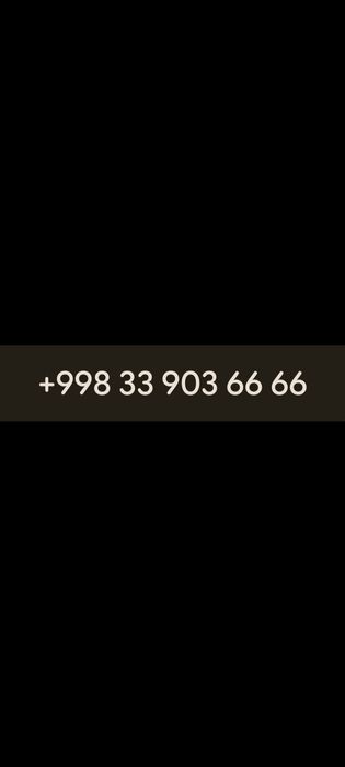 Sim Zolotoy Gold nomer  6666 ucell humans uzmobile
