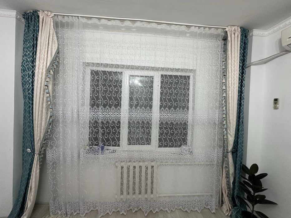 Тюль с шторами в зал