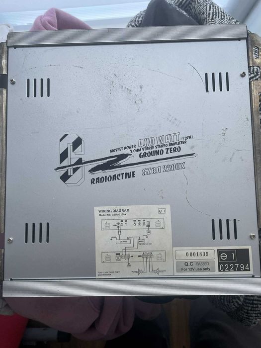 Субуфер и усилвател Ground Zero