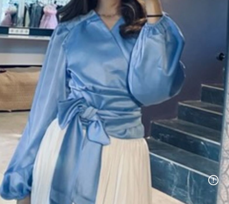 Блузка атлосная