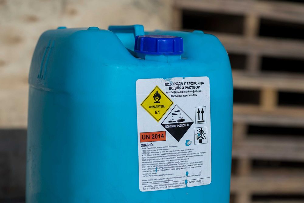 Перекись водорода 37%, 60%