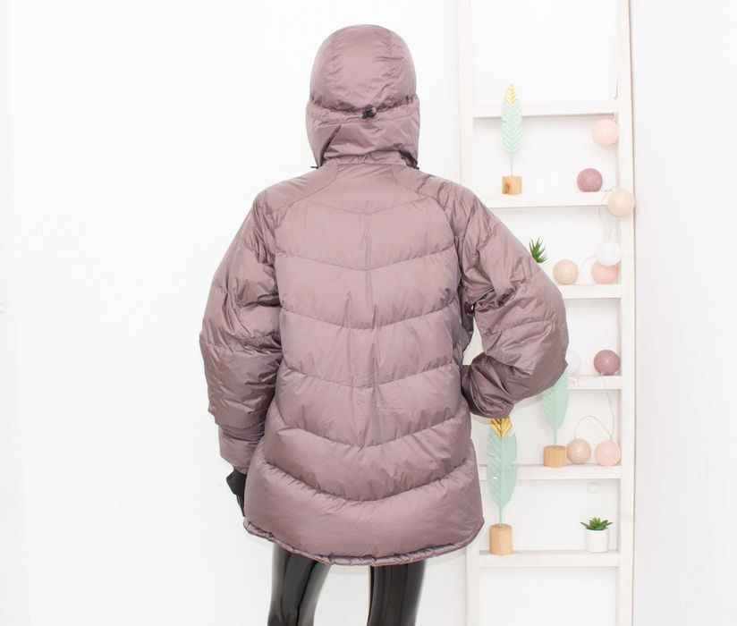 Bergans of Norway Sauda дамско пухено яке кафяво качулка пълнеж пух XL