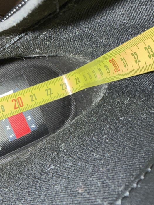 Tommy Jeans ghete cu tocuri si fermoar din piele neagra marimea 37 noi