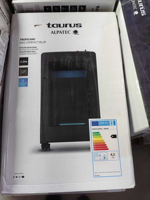 Газов отоплител Taurus Tropicano Compact Blue Flame, 3 нива, 4200W