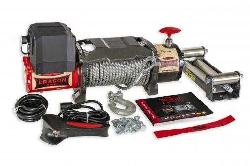 troliu model nou DRAGON WINCH HD 13000lbs(5897 kg) la 12V sau 24V