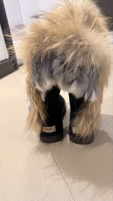 UGG боти с косъм от заек