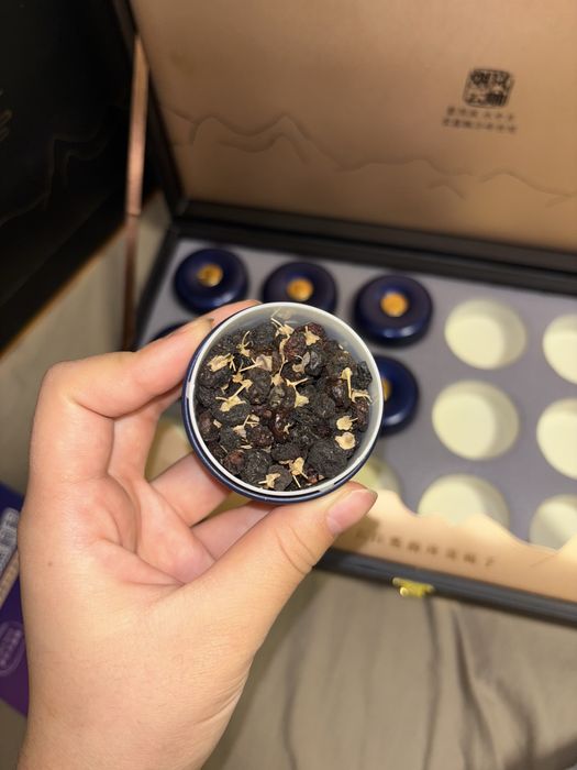 Премиальный набор чёрной годжи — 6 баночек