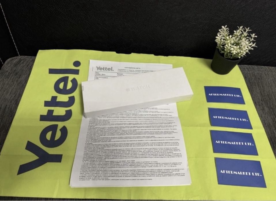 ЗАПЕЧАТАН 42mm Apple watch 10 Yettel Гаранция 2027 Black